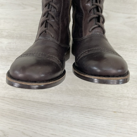 Vince Camuto Fantasa Utility/Combat Leather Boots-Women - Picture 2 of 11